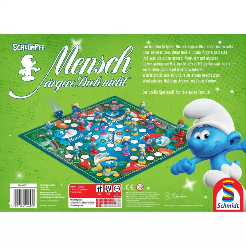 Schmidt Spiele The Smurfs Classic Ludo galda spēle