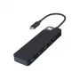 USB-C centrmezgls HYPER HD4101BKGL — 5 portu (USB-C, USB 3.2 Gen1 A tipa, HDMI 4K), 5000 Mbit/s, melns