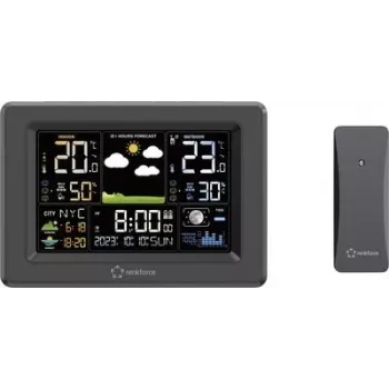 Renkforce digitālā meteostacija melna (RF-4883630)