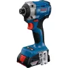 Bezvada triecienatslēga Bosch GDR 18V-215 ar 2x 4.0Ah akumulatoriem