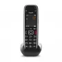 Gigaset E720HX Analog/DECT telefons ar zvanītāja ID, melns