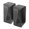 Boxe Stereo 2.0, 6W, Conectare Jack 3.5mm, Alimentare USB, Esperanza Rainbow Nortec 95855, Iluminare RGB, Melni