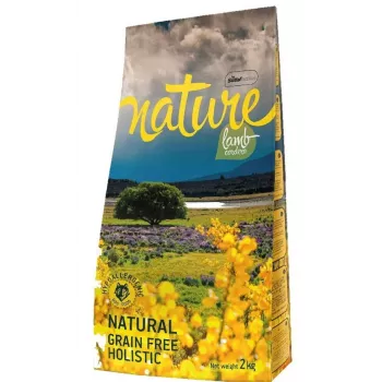 Sausā suņu barība Nature Grain Free Holistic Lamb 2 kg — pieaugušiem suņiem, bez graudiem, jēra gaļa, 28% olbaltumvielu, 18% tauku