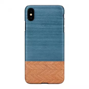 man and wood viedtālruņa maciņš iPhone XS Max — džinsa melns