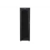 Brīvi stāvošs plauktu skapis LANBERG 42U FF01-6842-12BL 600×800×2127,5 mm, 1200 kg, IP20, atslēgas slēdzene, riteņi