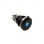 DimasTech vandāldroša spiedpoga 22 mm Melnsline Dot RGB PD223