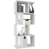 Grāmatu skapis FIESTA 4P 59.5x30x140 cm, balts