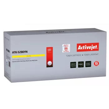 Toneris ActiveJet ATK-5280YN dzeltens, saderīgs ar Kyocera, 11 000 lpp., viens iepakojumā