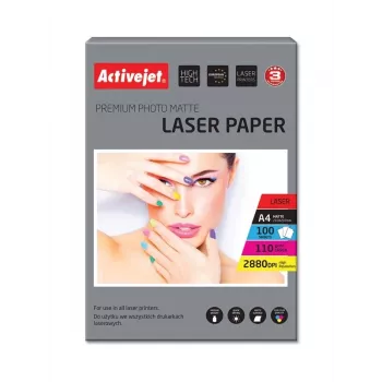 Matēts fotopapīrs ActiveJet A4 110 g/m² 100 loksnes