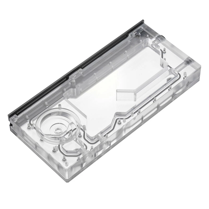 Phanteks R260C rezervuārs - caurspīdīga akrila aizmugures plāksne D5 ARGB-LED