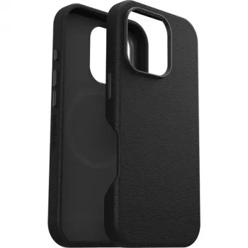 OtterBox Symmetry Kaktusleder korpuss iPhone 16 Pro Melns Ash melns