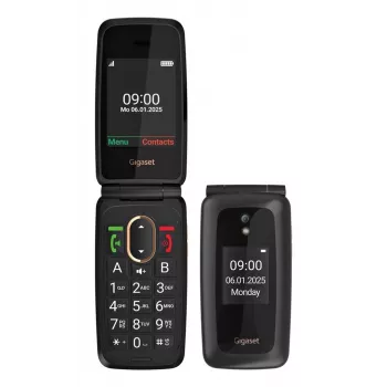 Gigaset GL795 7.11 cm (2.8 inch) 142 g 48MB Melns Senior telefons