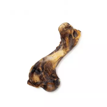 Suņu košļājamais kauls UNISZKI Pork Bone, viens gabals — cūkgaļas garša, 0–200 g, bez graudiem, pieaugušiem suņiem, zobu kopšanai