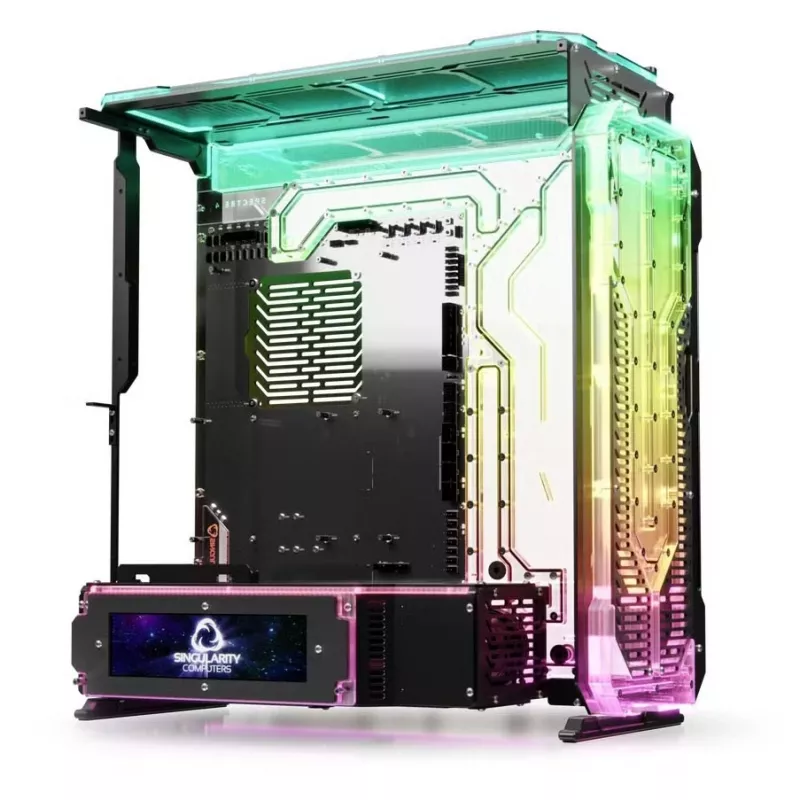 Priekšējais panelis datora korpusam Singularity Spectre 4 Elite, akrila caurspīdīgs