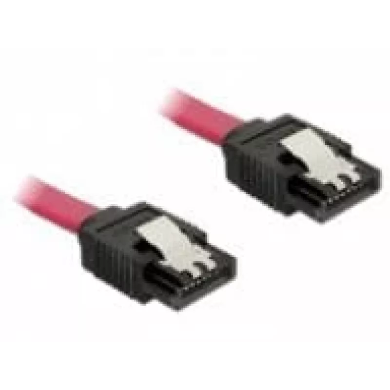 SATA vads DeLOCK 82676 0,3 m sarkans