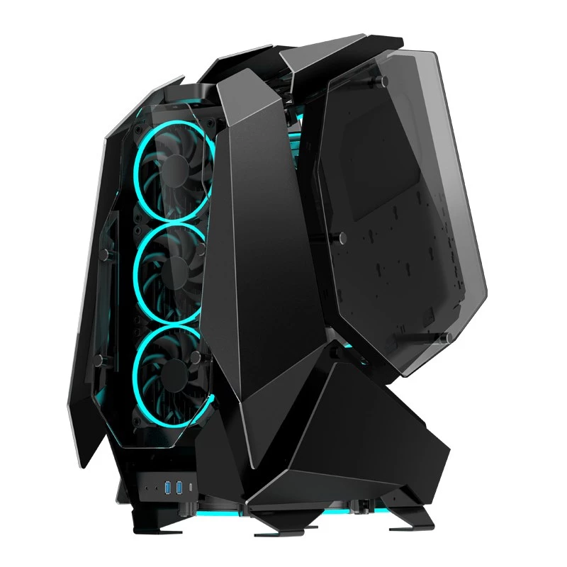 PC korpuss Jonsbo MOD5, ATX, melns