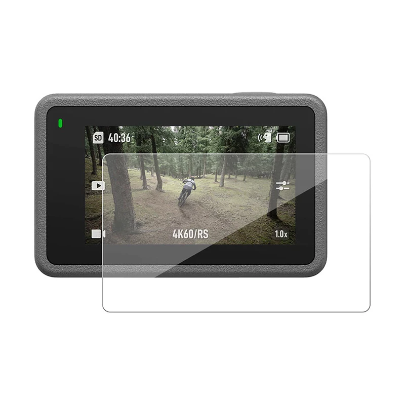 Rūdītā stikla ekrāna aizsargs DJI Osmo Action 5/4/3 no Telesin — izturīgs pret skrāpējumiem, augsta caurspīdība