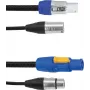 DMX kombi kabelis EUROLITE 30227780 P-Con uz 3 kontaktu XLR, 1,5 m