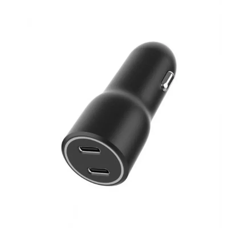 Gembird TA-UC-C2PD40-CAR-01 strāvas adapteris, melns