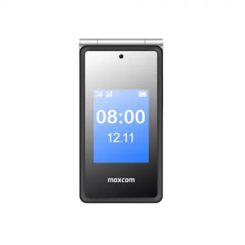 Flip telefons MM 835L 4G divas SIM kartes melns