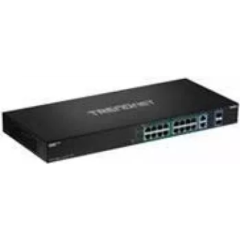 TRENDnet TPE BG182G - Slēdzis - nepārvaldīts - 8 x 10/100/1000 (UPOE / 4PPoE) + 8 x 10/100/1000 (PoE+) + 2 x SFP - uzstādāms statīvā - UPOE / 4PPoE / PoE+ (440 W)