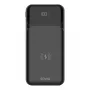 Savio BA-09 power bank Litija polimēra (LiPo) 37 mAh Bezvadu uzlāde Melns