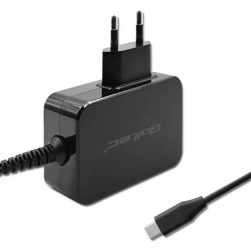 Strāvas adapteris QOLTEC 52384 GaN 30W izeja 5–20V USB lādētājs