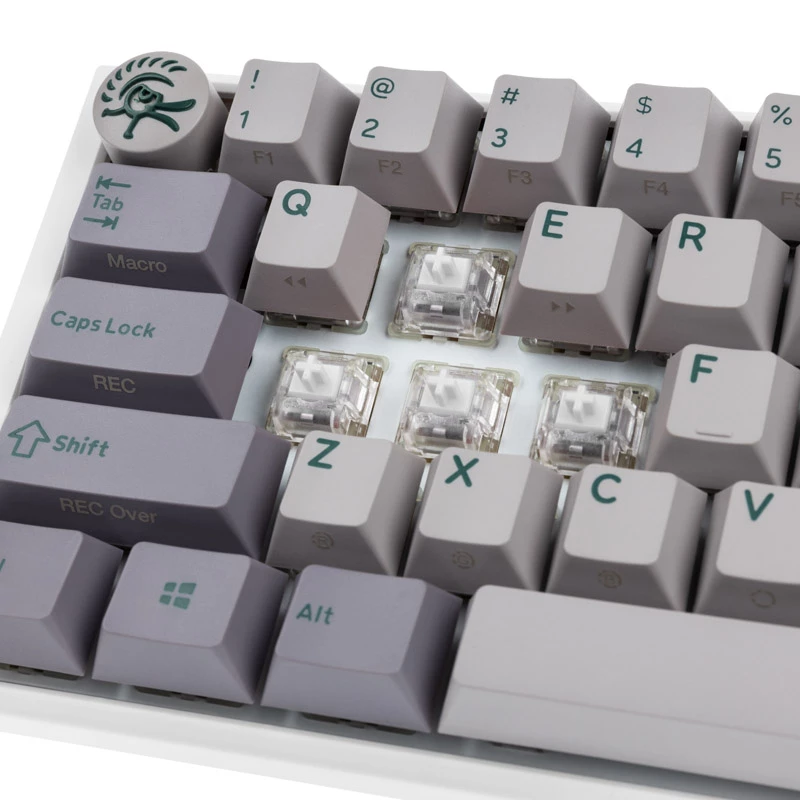 Ducky One 3 Mini Mist pelēka tastatūra spēlēm USB US English