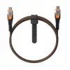 USB-C uz USB-C kabelis C2G 9B4415114097 USB 3.2 Gen 2x2 0,75 m — melns/oranžs