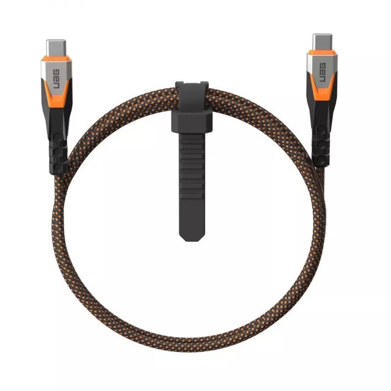USB-C uz USB-C kabelis C2G 9B4415114097 USB 3.2 Gen 2x2 0,75 m — melns/oranžs