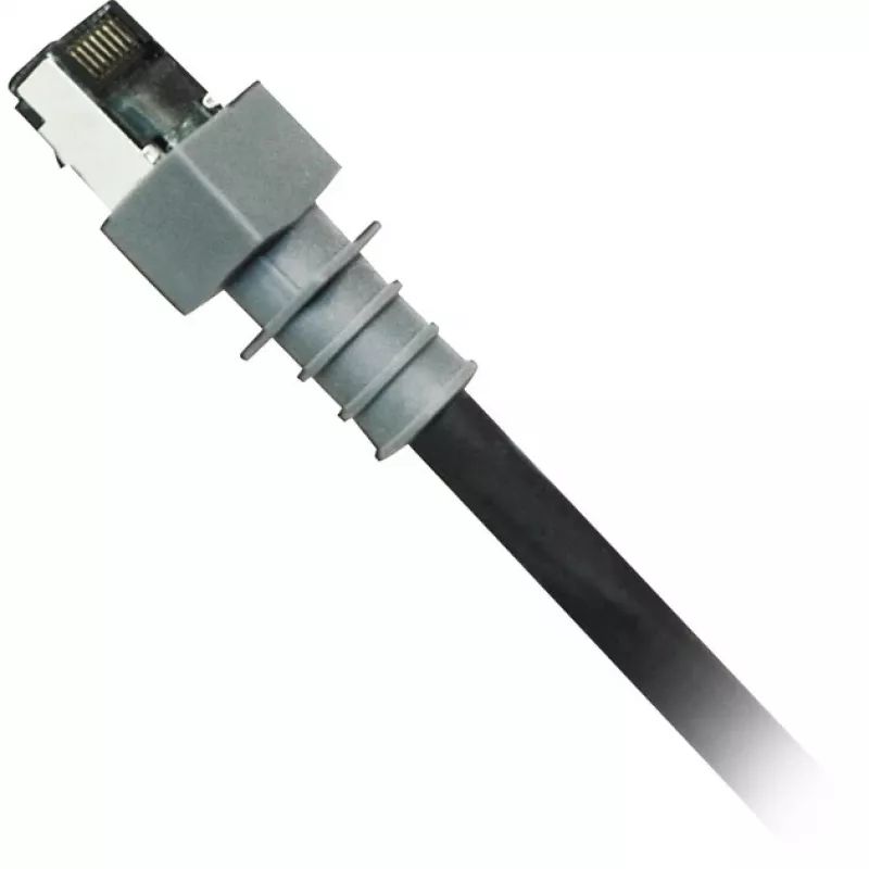 Tīkla kabelis PatchSee PCI6-DPF/100 RJ-45 Cat6a 30 m Melns