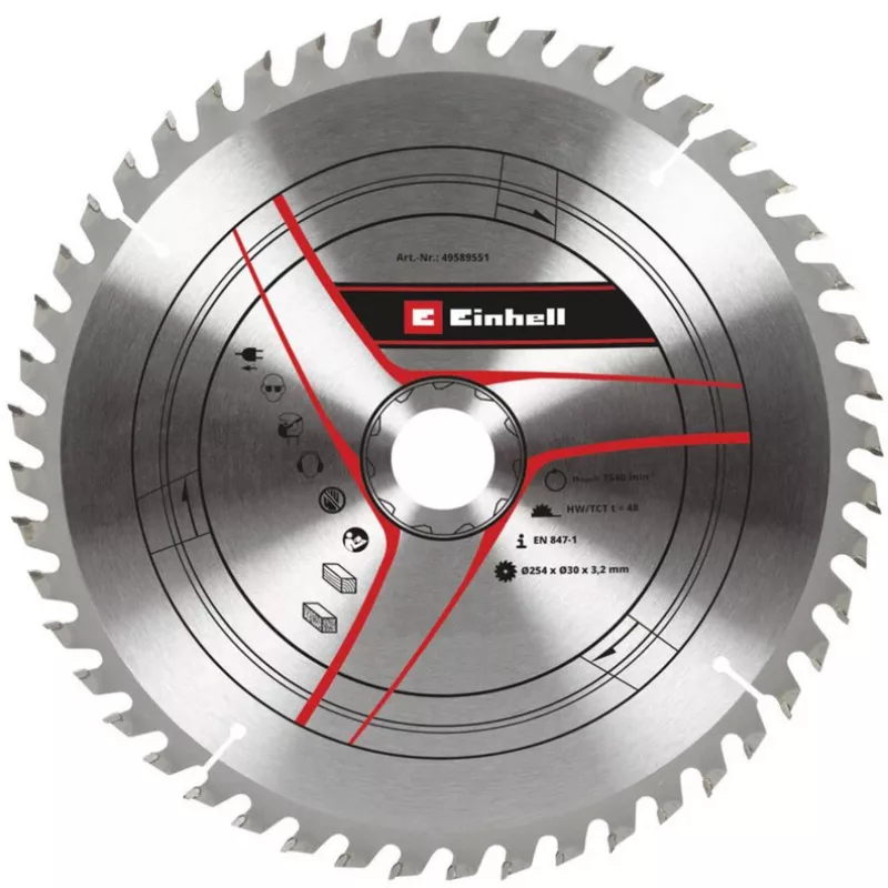 KWB ripzāģa asmens TCT Ø 254 x 30 mm, 3,2 mm, 48 zobi