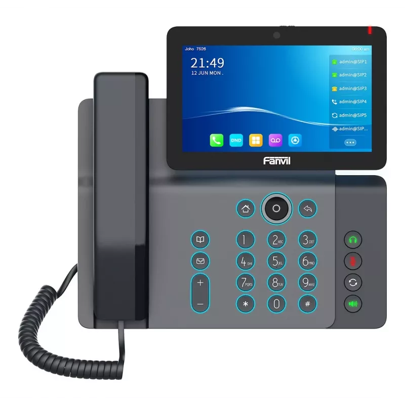 Fanvil V67 IP telefons Melns 20 līnijas LCD Wi-Fi