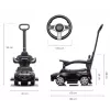 Stumjamā mašīnīte milly mally Mercedes C-Class Melns, modelis 6107