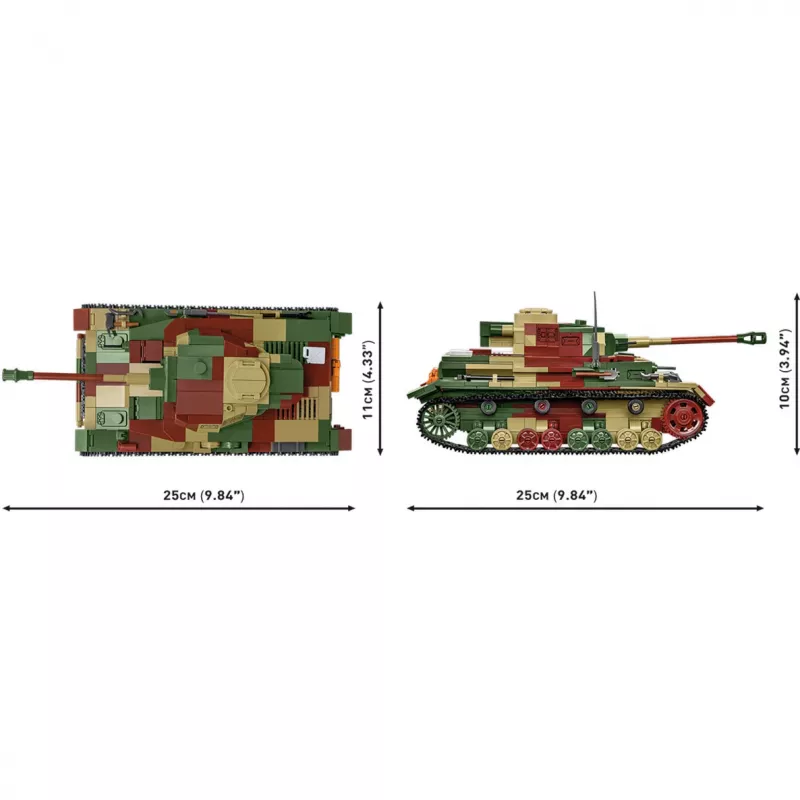 Blocks WWII PZKPFW IV AUSF.G 1107 bloki