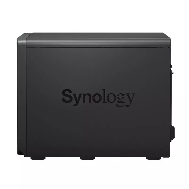 NAS Synology DS2422+; Tornis; 12x (3.5 SATA HDD/2.5 SATA HDD/2.5 SATA SSD); AMD Ryzen V1500B;,4 GB DDR4 (maks. 32GB),4 x 1GbE RJ-45