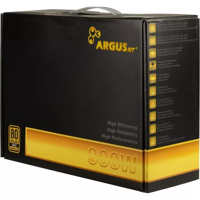 Barošanas bloks Inter-Tech ArgusNT GPS-900 900W 80+ Gold