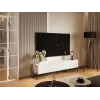 TV skapis Cama Meble VERA 190x40x50 cm, matēti balts, skaidu plākšņu virsma