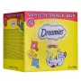 Cat treats Dreamies Cheese, Chicken, Salmon sortiments 12×60 g — meaty solid snacks, Protein 31%, Fat 21%