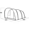 Easy Camp Telts | Skarvan 4 | 4 personām | Zila