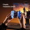 Pārnēsājams elektriskais sildītājs Ocoopa UT4103 — uzlādējams roku sildītājs, 4 siltuma līmeņi, 10000 mAh, alumīnijs, zils