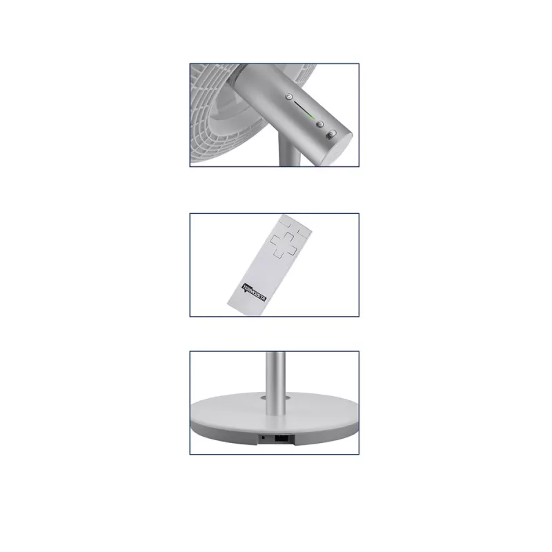 Mājsaimniecības bezlāpstiņu ventilators, Termozeta, Airzeta Titanium Cordless