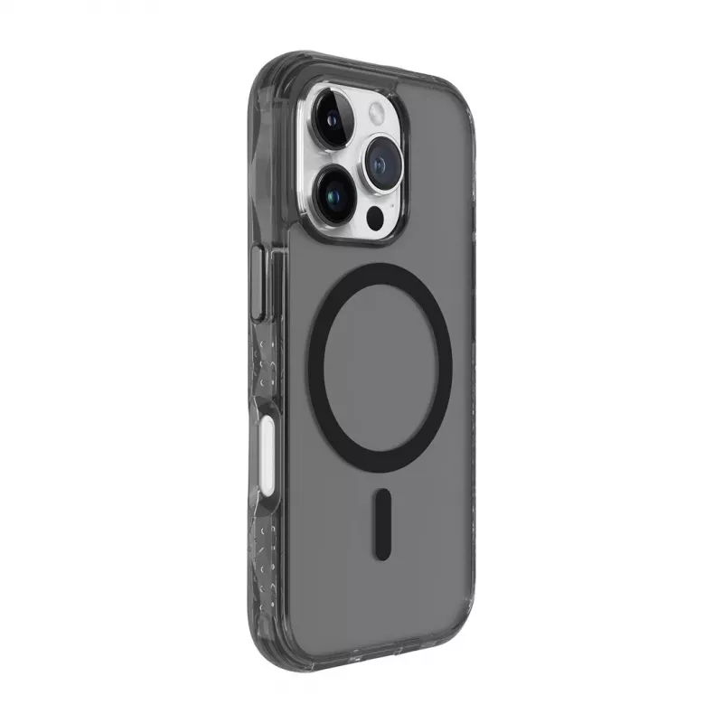 Vāciņš LAUT CRYSTAL MATTER X iPhone 16 Pro Max caurspīdīgs melns