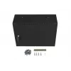 Wall mounted rack Lanberg WAF1-5203-04-00B 4U Melns