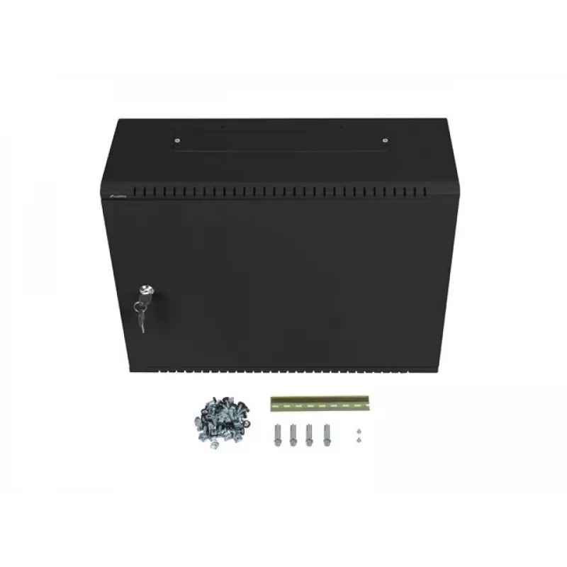 Wall mounted rack Lanberg WAF1-5203-04-00B 4U Melns