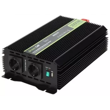 Strāvas pārveidotājs zaļa Cell INVGC10 12V uz 230V 2000W modificēts sinusoidāls vilnis