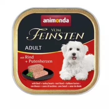 Mitrā suņu barība animonda ANIMONDA Vom Feinsten Beef Adult 150 g, bez graudiem, bez cukura, bez konservantiem