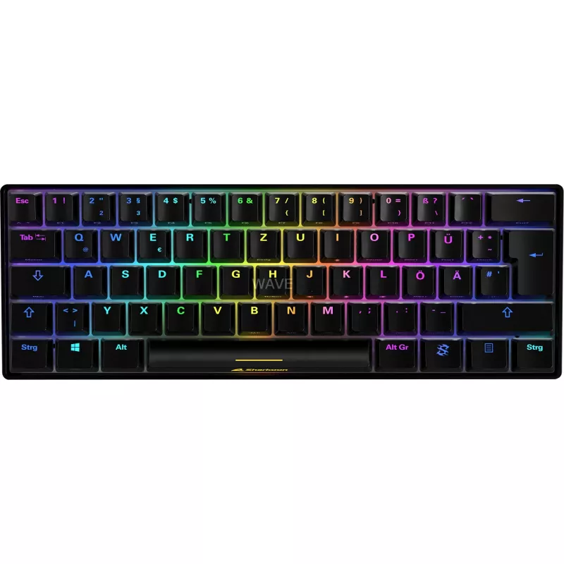 SKILLER SGK50 S4, Gaming Keyboard melns, PT-Layout, Kailh Red