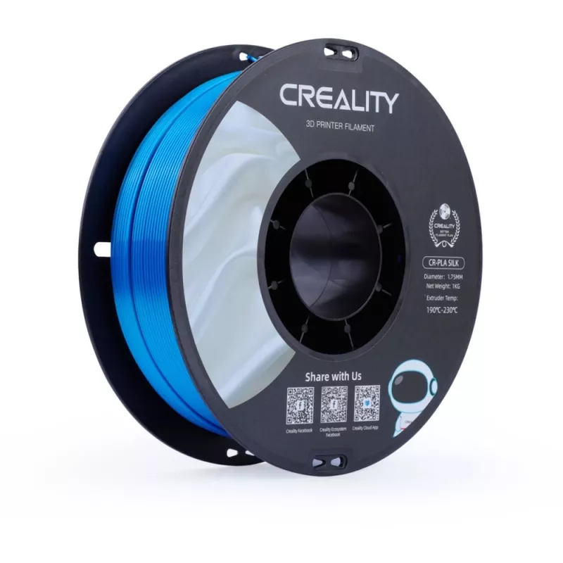 3D drukas materiāls Creality 3D 3301120006 Silk Blue 1 kg 1.75 mm