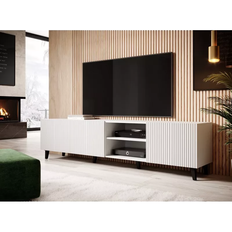 Cama RTV skapis PAFOS 200x42x52 balts matēts